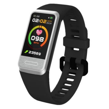 SPOVAN H03 Smart Bracelet - 1.14" HD Screen, Glucose & Sleep Monitor (Black) - 1