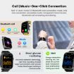 SPOVAN H6 Smart Watch 1.83" TFT, Bluetooth Call, Blood Oxygen, Yellow - 9