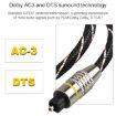 3m EMK OD6.0mm Square to Round Port Set-top Box Optical Audio Cable - 6