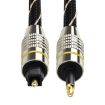 10m EMK OD6.0mm Square to Round Port Set-top Box Optical Audio Cable - 2