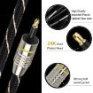 10m EMK OD6.0mm Square to Round Port Set-top Box Optical Audio Cable - 4