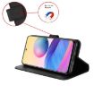 OPPO A5x 4G/5G Global Leather Phone Case - Black Diamond Texture - 6