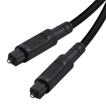 3m Black Square Port to Square Port Optical Audio Cable OD4.0mm - 1