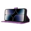 Ulefone Note 16 Pro Purple Leather Phone Case - Diamond Texture - 5