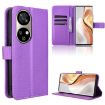 Ulefone Note 17 Pro Purple Leather Phone Case - Diamond Texture - 1