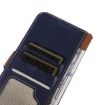 For Honor 400 Pro Blue Crazy Horse Leather Phone Case 160.8mm Global - 6