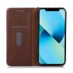 For Honor 400 Pro Global Leather Phone Case - Brown Cowhide Nappa  - 4