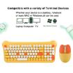 QW05 Pink Mixed Color 2.4G Wireless Keyboard Mouse Set Portable - 3