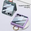 Samsung Galaxy Z Flip7 5G Shockproof Case with Ring Strap - Green - 8