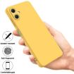 Samsung Galaxy A07 4G Yellow Silicone Dropproof Full Coverage Case - 2