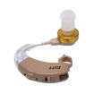 KAIXINWEI F-136 Earhook Hearing Aid Sound Amplifier DC1.5V Khaki - 3