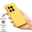 OnePlus 12 Yellow Silicone Shockproof Phone Case - Pure Color - 4