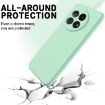 OnePlus 12R/Ace 3 5G Green Liquid Silicone Shockproof Phone Case - 3
