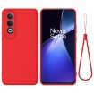 OnePlus Nord CE4 Red Liquid Silicone Shockproof Phone Case - 1