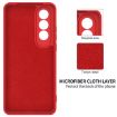 OnePlus Nord CE4 Red Liquid Silicone Shockproof Phone Case - 6