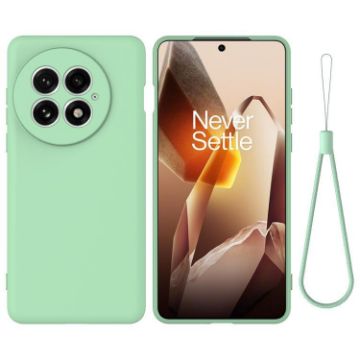 OnePlus 13 Green Liquid Silicone Shockproof Phone Case - 1