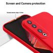 For Honor 90 Pro Red Liquid Silicone Dropproof Full Coverage Phone Case - 3