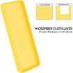 For Honor X6a Yellow Liquid Silicone Dropproof Phone Case Full Coverage - 5
