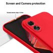 For Honor X5 Plus Red Liquid Silicone Dropproof Full Coverage Case - 3