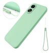 For Honor X5 Plus Green Liquid Silicone Dropproof Phone Case - 6