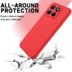 For Honor X8b Red Liquid Silicone Dropproof Full Coverage Phone Case - 3