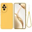 For Honor 200 Yellow Liquid Silicone Dropproof Full Coverage Phone Case - 1