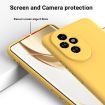For Honor 200 Yellow Liquid Silicone Dropproof Full Coverage Phone Case - 4