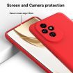 For Honor 200 Pro Red Liquid Silicone Dropproof Full Coverage Case - 4