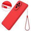 For Honor 200 Pro Red Liquid Silicone Dropproof Full Coverage Case - 7
