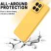 For Honor 200 Yellow Liquid Silicone Dropproof Phone Case Full Coverage - 4