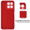 For Honor 200 Red Liquid Silicone Dropproof Full Coverage Phone Case - 5