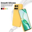 For Honor X7c/Play 200 Plus Yellow Liquid Silicone Dropproof Phone Case - 3