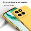 For Honor X7c/Play 200 Plus Yellow Liquid Silicone Dropproof Phone Case - 4