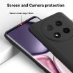 For Honor X9c/X60 Pro 5G Black Liquid Silicone Dropproof Phone Case - 4