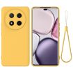 For Honor X9c/X60 Pro 5G Yellow Silicone Dropproof Full Coverage Case - 1