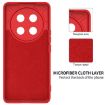 For Honor X60 Pro Red Liquid Silicone Dropproof Full Coverage Case - 6