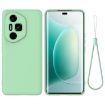 For Honor 300 Ultra/Pro Green Liquid Silicone Dropproof Phone Case - 1