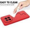 For Honor Magic7 Red Liquid Silicone Dropproof Full Coverage Phone Case - 8