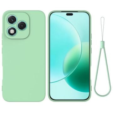 For Honor 400 Lite Green Liquid Silicone Dropproof Phone Case - 1