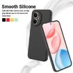 For Honor 400 Black Liquid Silicone Dropproof Phone Case 156.5mm - 3
