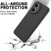 For Honor 400 Black Liquid Silicone Dropproof Phone Case 156.5mm - 5