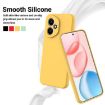 For Honor 400 Yellow Liquid Silicone Dropproof Phone Case 156.5mm - 3