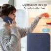 Xiaomi 14 Ultra Blue Leather Phone Case with Magnetic Closure - 6
