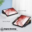 Samsung Galaxy Tab S9+ 360 Rotation Stand Leather Case (Graffiti) - 7
