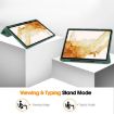 Samsung Galaxy Tab S9+ Dark Green TPU Leather Case with Pen Slot - 6