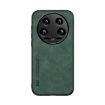 Xiaomi 14 Ultra Green Magnetic Leather Phone Case - Skin Feel - 2