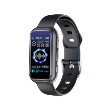JNN S16 Smart HD Bluetooth MP3 Recording Bracelet, 4GB Memory - 1