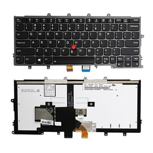 Lenovo X270 US Backlit Laptop Keyboard with Pointing Device - 1