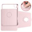 iPad Pro 13 2024 Sand Pink 360 Rotation Detachable Leather Case - 6