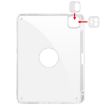 iPad Pro 13 2024 Clear Acrylic 360 Rotating Leather Case - Light Purple - 4